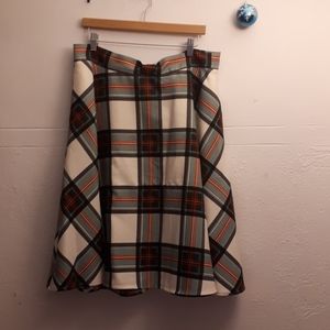 Tartan Midi Skirt